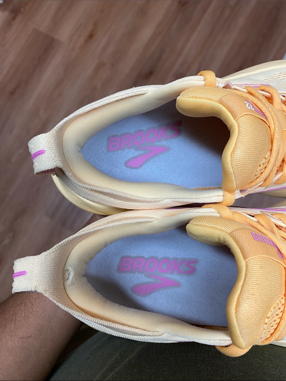 Brooks Glycerin 22 Women's Running Sneakers “Sherbert/Apricot/Pink” Size 9 - Picture 16 of 17